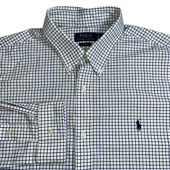 Polo Ralph Lauren XL Classic Fit‎ Multicolor Check Long Sleeve Button Down Shirt - Picture 1 of 6
